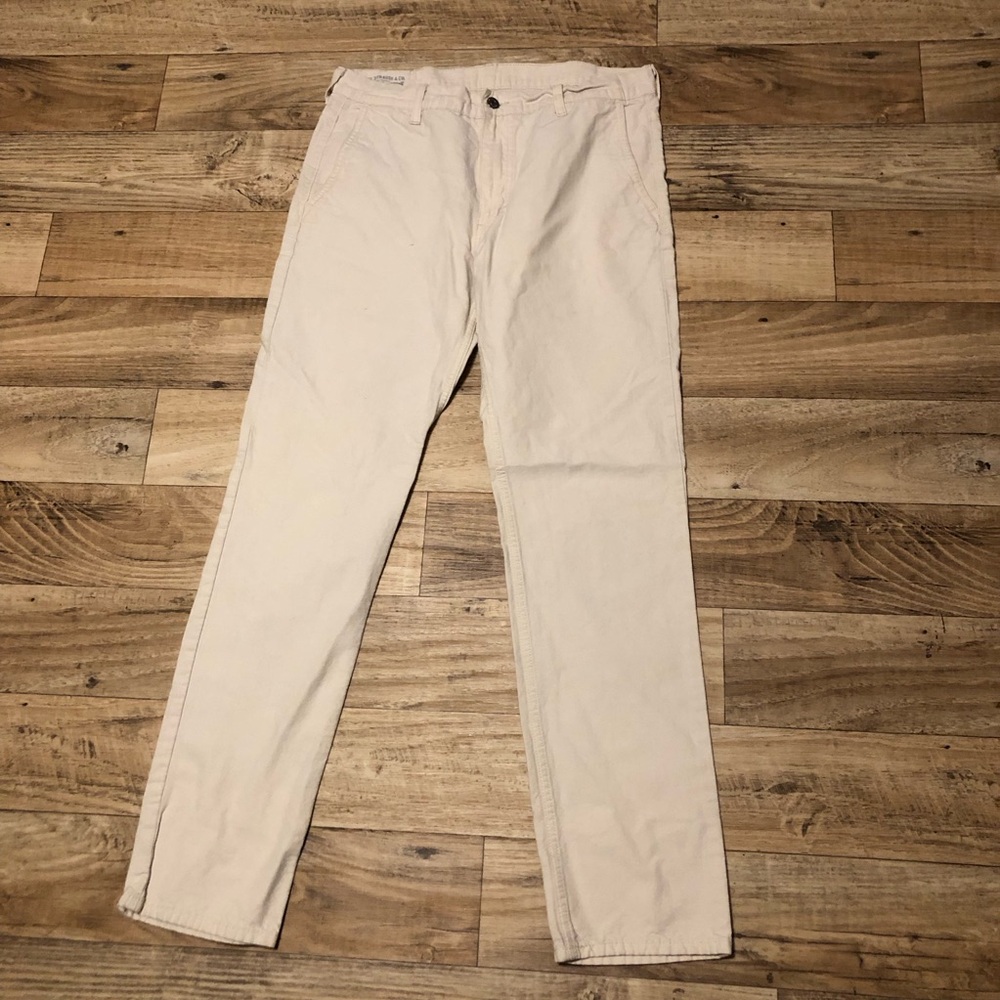 Levi's Cream Classic Straight-Leg jeans 34x34